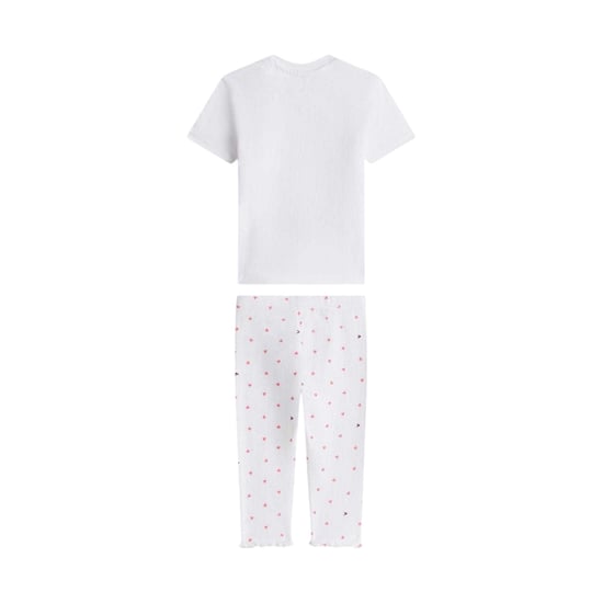 Tommy Hilfiger Set met hartjes en leggings voor babymeisjes (Wit) - Image 2