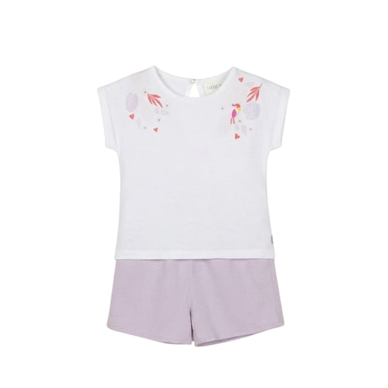Carrement Beau Set t-shirts en shorts voor kinderen/Kinderen (Wit) - Image 1