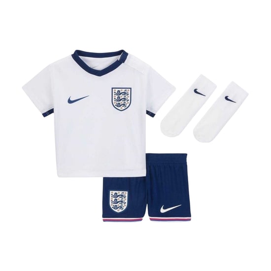 Nike Baby England FA fotbollsdräkt (Vit/blå) - Image 1