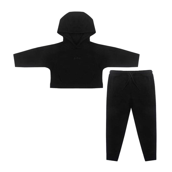 Firetrap Girls Cotton Blend Hoodie And Joggers Set (Pack of 2) (Black) - Image 1