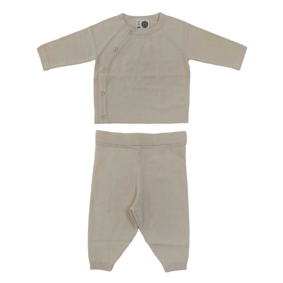 Pretty Green Baby Viscose Long-Sleeved Top And Leggings Set (Birch) - Image 1
