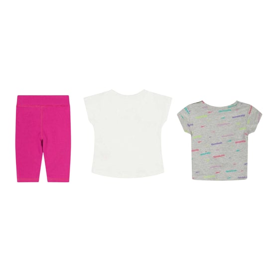 Reebok Set met logo-shirt en -broek voor kinderen (Roze/Wit/Grijs) - Image 2