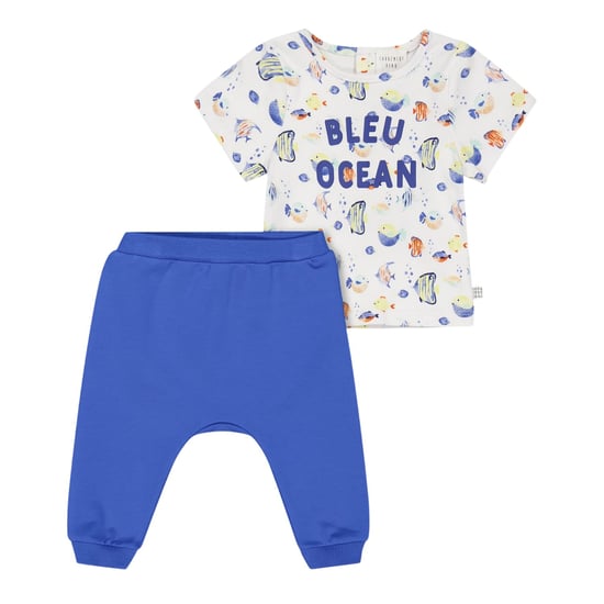Carrement Beau Baby Jongens Co-ord Set (Blauw/Wit) - Image 1