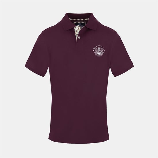 Men's Aquascutum Polo Shirt in Red - Image 1