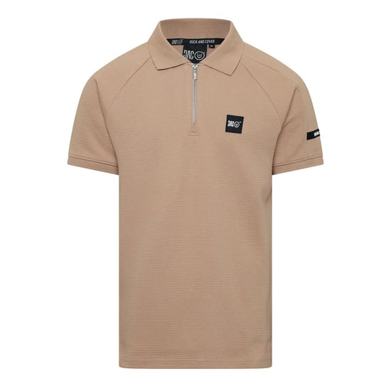 Men's Duck and Cover Topfield Polo Shirt in Sand - Image 1