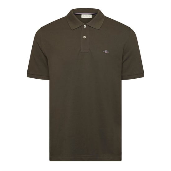 Men's Gant LG Polo Shirt in JUNIPER GREEN - Image 1