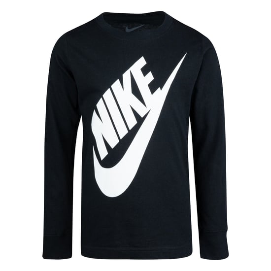 Boys Nike Jumbo Futura L in Black - Image 1