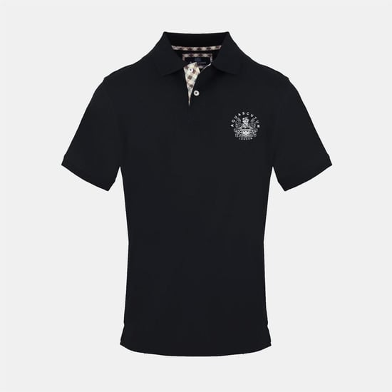 Men's Aquascutum Polo Shirt in Black - Image 1