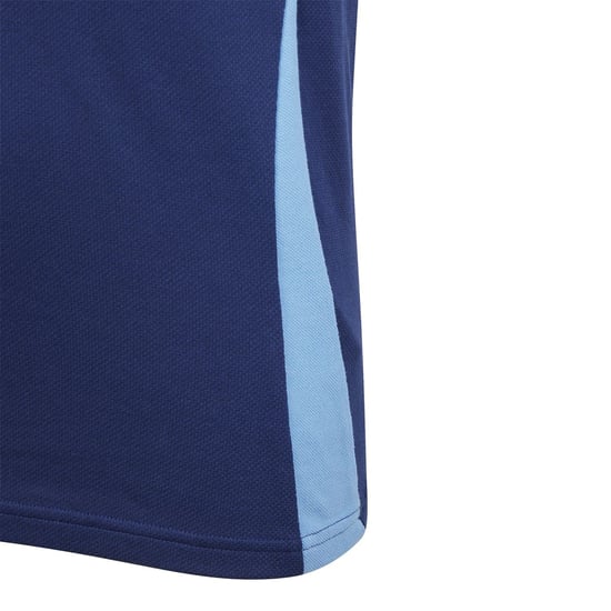 Boys adidas Tiro24 C Poloy Polo Shirt Unisex Kids in Navy Blue - Image 4