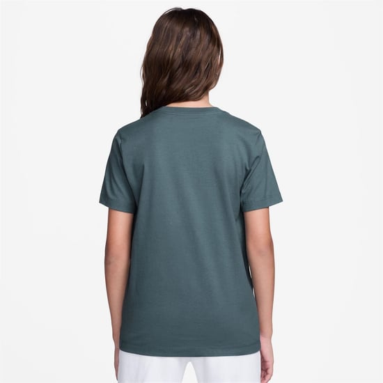Boys Nike T Shirt Junior in Mineral Slate - Image 2
