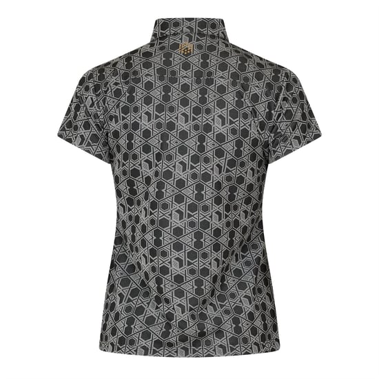 Women's Puma Golf Ss Polo Womens in Grey - Image 2