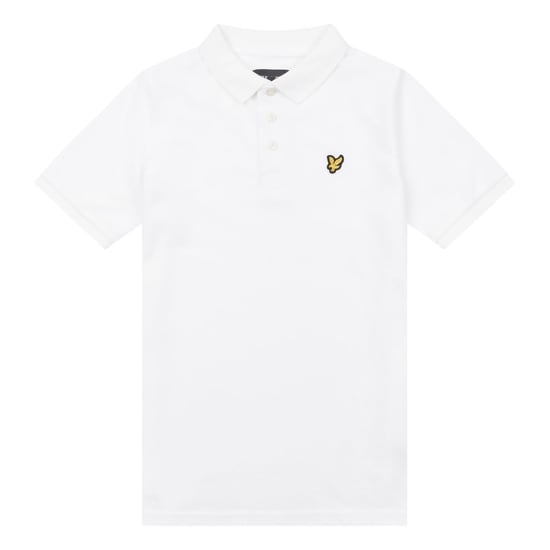 Boys Lyle and Scott Classic Regular Fit Short Sleeve Shirt in Bright White - Image 1