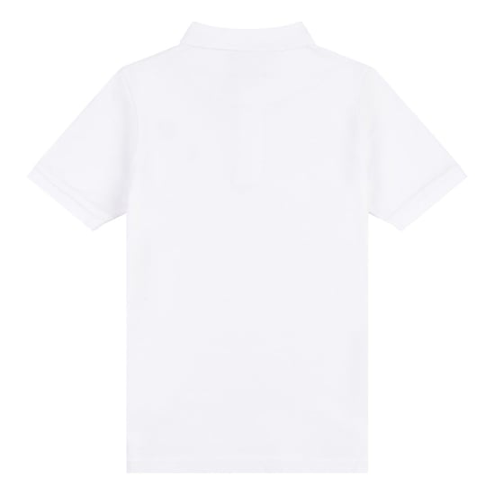 Boys Lyle and Scott Classic Regular Fit Short Sleeve Shirt in Bright White - Image 2