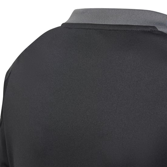 Boys adidas C Trjersey T-Shirt Unisex Kids in Black/Dark Grey - Image 5