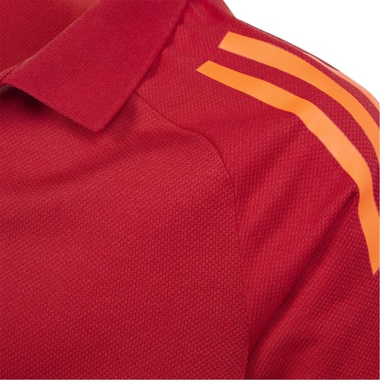 Boys adidas Tiro24 C Poloy Polo Shirt Unisex Kids in Power Red - Image 5