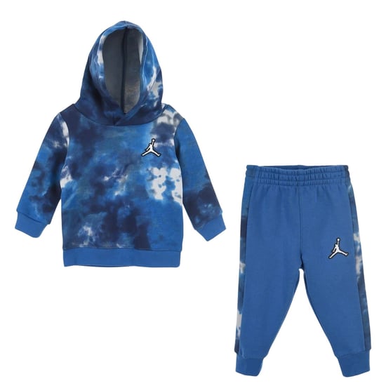 Nike Baby Air Jordan Tie-Dye-set met hoodie en joggingbroek (Jachthaven Blauw) - Image 1