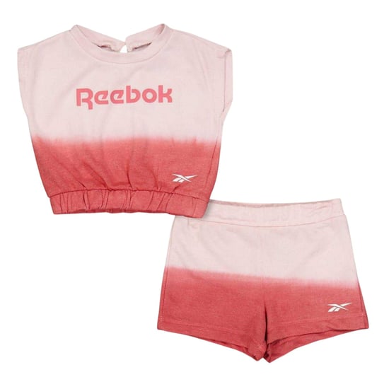Reebok Set kleuter mouwloos shirt en korte broek (Zonovergoten koraal) - Image 1
