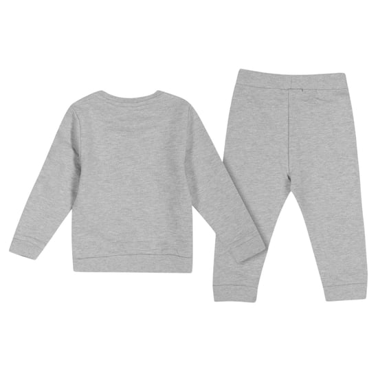 Lyle & Scott Barn/Kids Bomull Casual Träningsdräkt (Ljusgrå Melange) - Image 2