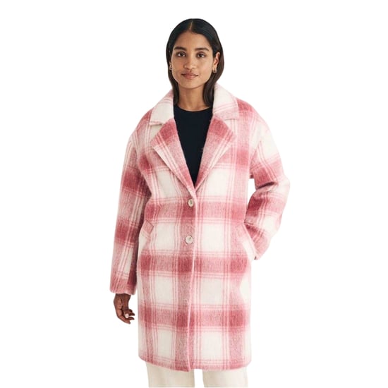 Hugo Dames Geruite Jas (Roze) - Image 1