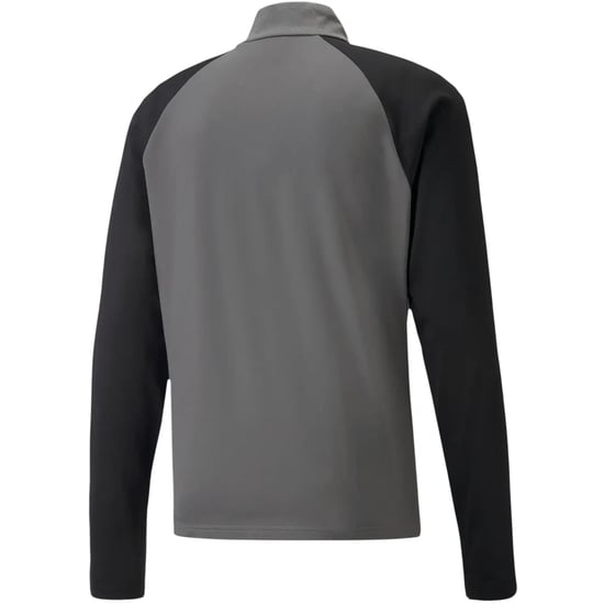 Puma TeamLIGA fleecejack met kwartrits voor kinderen (Grijs) - Image 2