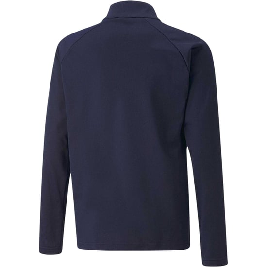 Puma TeamLIGA fleecejack met kwartrits voor kinderen (Marine) - Image 2