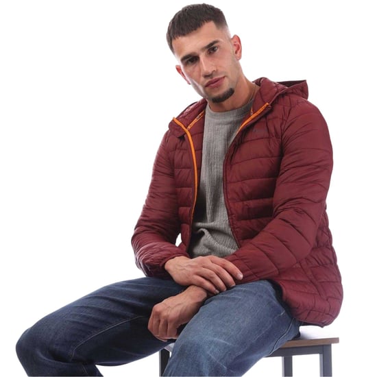 Aquascutum Heren Logo Pufferjack (Bordeaux) - Image 1