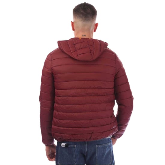 Aquascutum Heren Logo Pufferjack (Bordeaux) - Image 3