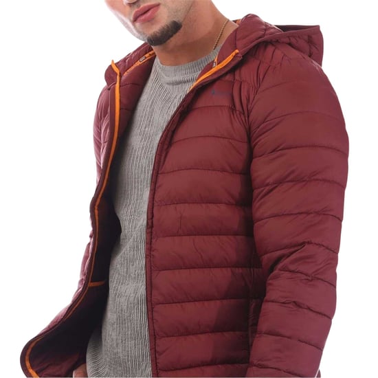 Aquascutum Heren Logo Pufferjack (Bordeaux) - Image 4