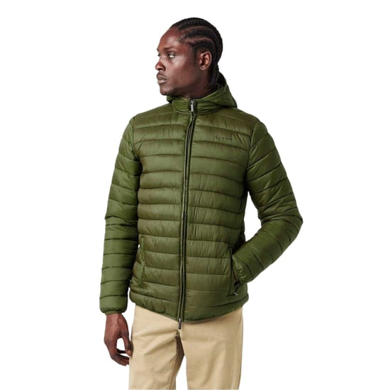 Aquascutum Heren Logo Pufferjacke (Legergroen) - Image 1