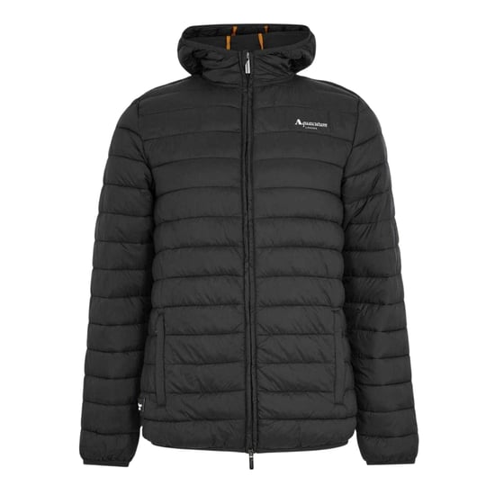 Aquascutum Heren Logo Puffer Jacket (Zwart) - Image 2