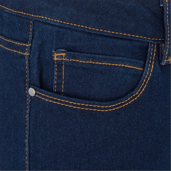 Firetrap Womens/Ladies Mid Rise Skinny Jeans (Navy) - Image 5