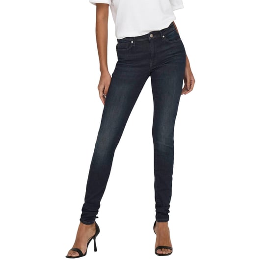 Only Skinny jeans met 5 zakken voor dames (Zwarte denim) - Image 4