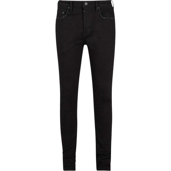 AllSaints Mens Cigarette Skinny Jeans (Jet Black) - Image 2