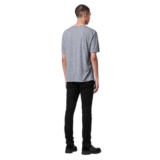AllSaints Mens Cigarette Skinny Jeans (Jet Black) - Image 3