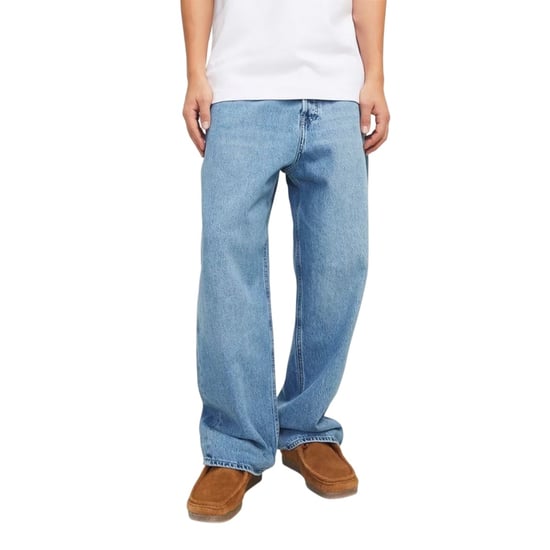 Jack And Jones Heren 192 Denim Hoge Taille Baggy Jeans (Blauwe Denim) - Image 3