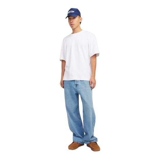Jack And Jones Heren 192 Denim Hoge Taille Baggy Jeans (Blauwe Denim) - Image 4