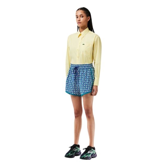 Lacoste Womens/Ladies Geometric Pattern Shorts (Multicoloured) - Image 4