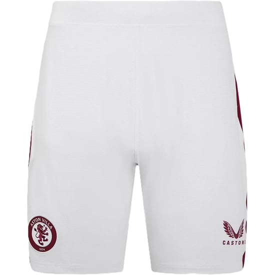 Castore Dames Aston Villa FC Voetbalkorte (Wit/rood) - Image 1