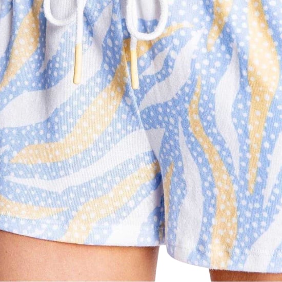 PJ Salvage Womens/Ladies Tiger Stripe Shorts (Light Blue) - Image 2
