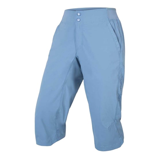 Endura Dames Hummvee Lite Fietsshorts 3/4 (Blauw Staal) - Image 2