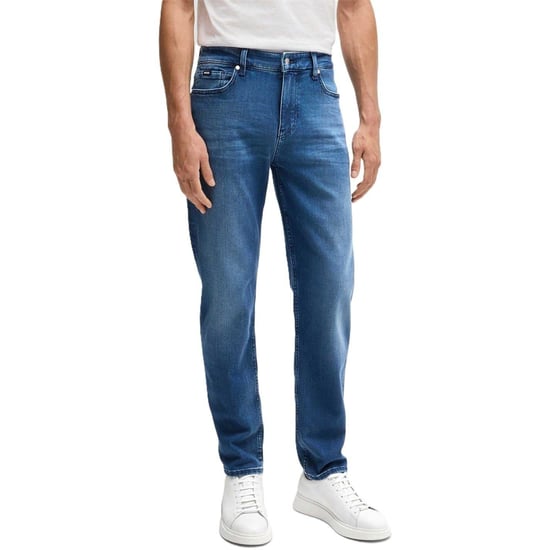 Boss Heren 5 Pocket Jeans (Medium Blauw) - Image 4