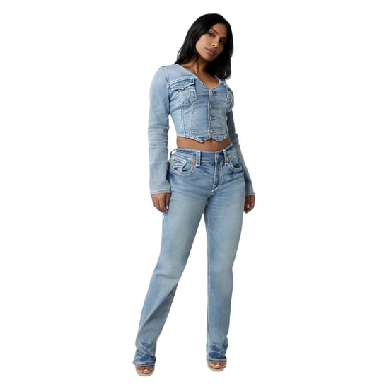 True Religion Ricki Rlxd-jeans voor dames, in relaxed fit (Horizon) - Image 4