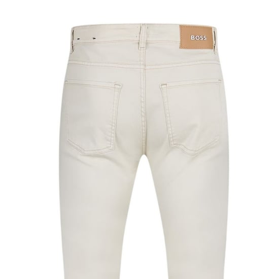 Boss Herrens Denim 5-Fickors Jeans (Vit) - Image 3