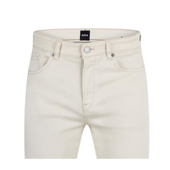Boss Herrens Denim 5-Fickors Jeans (Vit) - Image 4