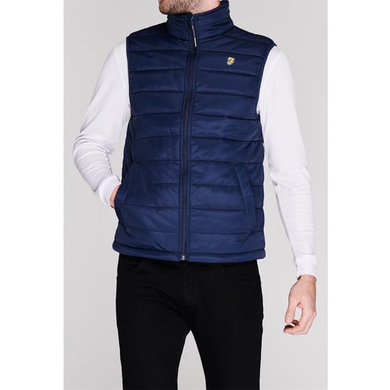 Farah Heren Dover gewatteerd vest (Yale Blauw) - Image 5