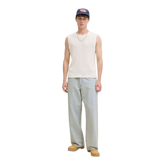 Jack And Jones Jeans för män, modell 354, med raka ben (Blå denim) - Image 3