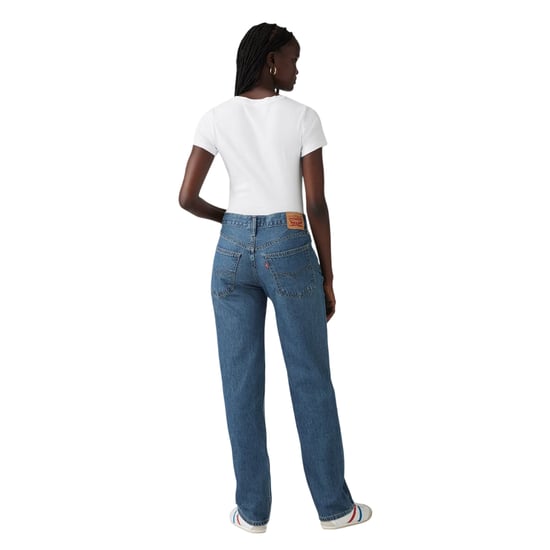 Levis Damesjeans met lage taille en rechte pijpen uit de Pro-collectie (Donkerblauw) - Image 3