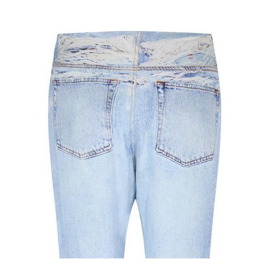 Diesel P-Sarky 5-Pockets-jeans met rechte pijpen voor dames (Blauwe Denim) - Image 3