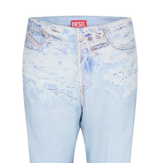 Diesel P-Sarky 5-Pockets-jeans met rechte pijpen voor dames (Blauwe Denim) - Image 4