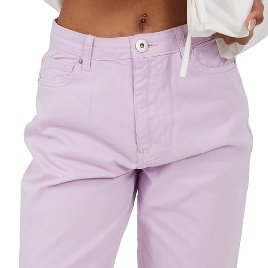 Brave Soul Para-jeans met middelhoge taille en rechte pijpen voor dames (Lila) - Image 4